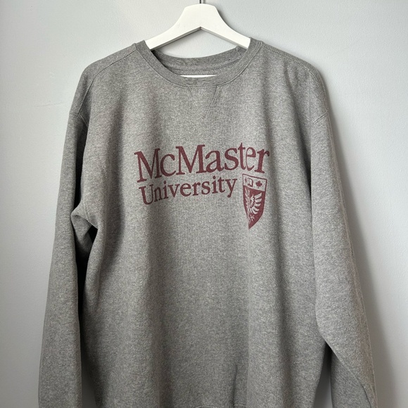 McMaster University CrewNeck Sweater - Picture 1 of 2